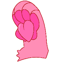 Heart-Shaped Paw Pads